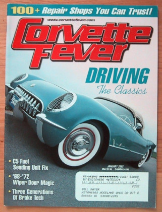 CORVETTE FEVER 2002 JAN - SADDLE TAN '63, FAWN '62